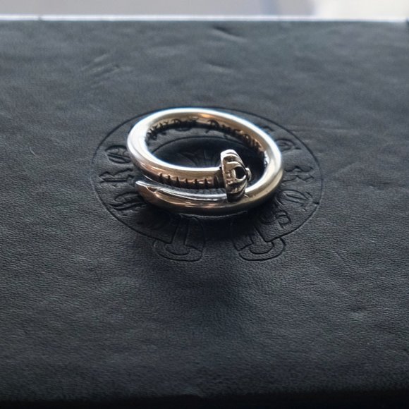 Chrome Hearts sterling Multiple Xball Ch nail ring - Picture 2 of 6